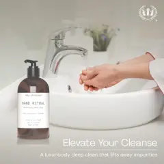 Muse Apothecary Hand Ritual - Aromatic and Nourishing Hand Soap, Infused with Natural Essential Oils - 16 oz, Rosemary Mint + Hemp, 2 Pack