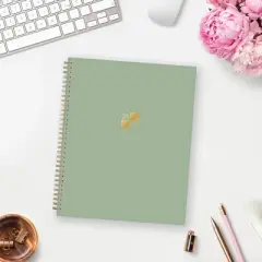 Blue Sky Brook Gossen Planner 8.5"x11" Weekly/Monthly Wirebound (15 Month) Solid Green Undated