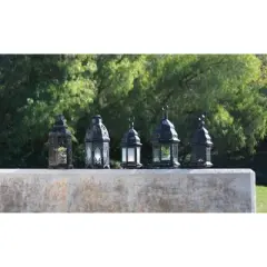 12" Iron Lattice Outdoor Lantern - Zingz & Thingz