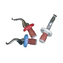 Norpro 3 Piece Air Tight Bottle Stopper Set for Wine and Liquor Bottles
