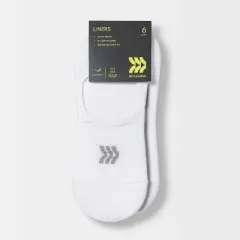 Women's Lightweight 6pk Liner Athletic Socks - All in Motion&trade; 4-10