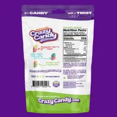 Crazy Candy Freeze Dried Halloween Candy - Sour Crispy Crawlers - 1.5oz