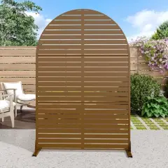 PexFix 72 in. x 47 in. Outdoor Privacy Arch Screen Galvanized Steel Panel Divider
