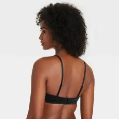 Women's Satin Unlined Triangle Bralette - Auden&trade;