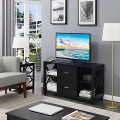 Oxford Deluxe 2 Drawers TV Stand for TVs up to 52" - Breighton Home