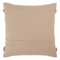 20"x20" Oversize Imena Trellis Poly Filled Square Throw Pillow Pink/Cream - Jaipur Living