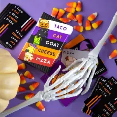 Dolphin Hat Games Taco Cat Goat Cheese Pizza Halloween Card Games: Creative Thinking, 3-8 Players, Party Fun