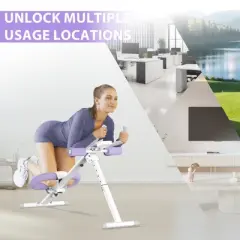 FEIERDUN Adjustable Ab Machine Full Body Workout for Home Gym, Core & Abdominal Trainer Fitness Equipment for Body Shaping