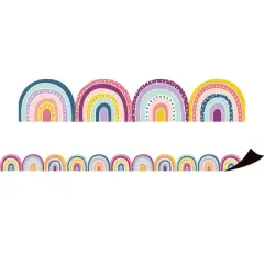Teacher Created Resources&reg; Oh Happy Day Rainbows Magnetic Border, 24 Feet Per Pack, 2 Packs