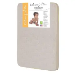 Dream On Me 3" Fiber Playmat, Excellent Comfort & Support, Waterproof Vinyl Cover, Greenguard Gold Certified