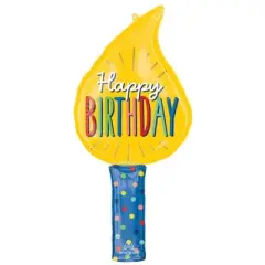 LoonBalloon 39 Inch Birthday Candle Balloon with 4 latex - Festive & Unique