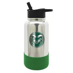 NCAA Colorado State Rams 32oz Chrome Thirst Hydration Water Bottle