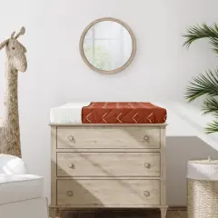 Sweet Jojo Designs Boy or Girl Gender Neutral Unisex Changing Pad Cover Diamond Tuft Orange and White