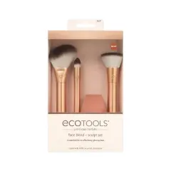 EcoTools Precious Metals Face Blend and Sculpt Brush Set - 4pc