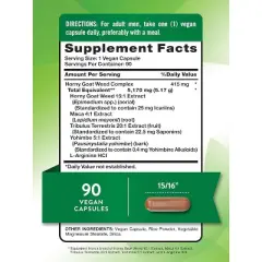 Nature's Truth Horny Goat Weed Complex 5170 mg | 90 Capsules