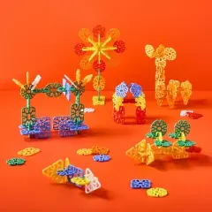 Building Discs - 350pc - Gigglescape&trade;: Educational Building Sets, Fine Motor Skills, Shapes & Colors, Ages 3+