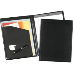 Cardinal Pad Holder Brass Clip Letter 9-1/2"x5/8"x12-1/2" Black 252610