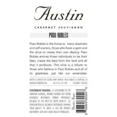 AUSTIN Cabernet Sauvignon Paso Robles - 750ml Bottle