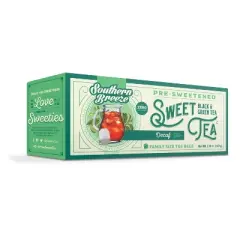 Southern Breeze Hot Brew Sweet Tea Decaf Iced Tea with 22 Individually Wrapped Family Size Tea Bags, Pack of 6