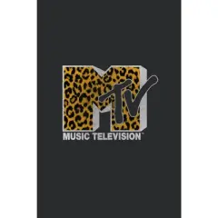 Women's MTV Cheetah Print Logo Racerback Tank Top