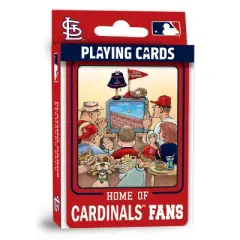 MasterPieces Officially Licensed MLB St. Louis Cardinals Fan Deck Playing Cards - 54 Card Deck
