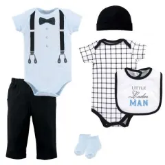 Little Treasure Baby Boy Layette 6-Piece Set, Ladies Man