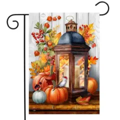 Briarwood Lane Fall Garden Flag 12x18 For Outdoor Autumn Lantern For Fall Garden Flag Flags For Outside