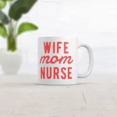 Crazy Dog Wife Mom Nurse Mug Cute Mother Spouse Nursing Graphic Novelty Coffee Cup-11oz