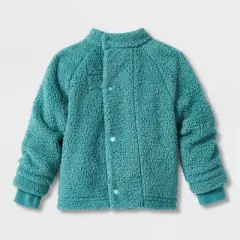 Toddler Adaptive Mock Neck Long Sleeve Fleece Jacket - Cat & Jack&trade;