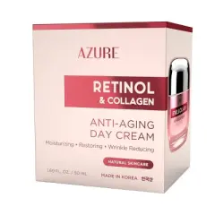 Azure Skincare Retinol and Collagen Day Cream - 1.69 fl oz
