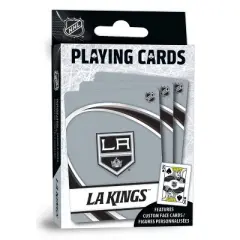 MasterPieces Officially Licensed NHL Los Angeles Kings Playing Cards - 54 Card Deck for Adults