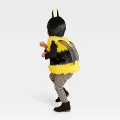 Infant and Toddler Bumble Bee Halloween Costume Pullover - Hyde and EEK! Boutique&trade; Black/Yellow