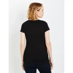 V-Neck Side Ruched Maternity Tee | Motherhood Maternity