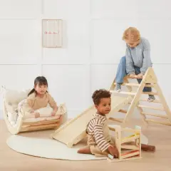 Tiny Land&reg; 7-in-1 Montessori Climbing Set with Play Pad