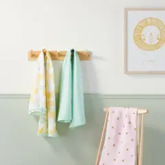 Muslin Swaddle Blanket Honeybee 3pk - Cloud Island&trade; Pink/Yellow