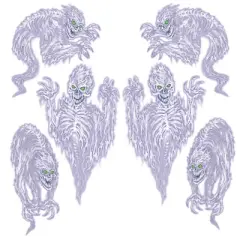 Beistle Scary Spirit Props, 31"-39", (6/Pkg) Multicolored