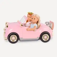 Our Generation In the Driver Seat Cruiser - Pink Convertible for 18" Dolls