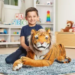 Melissa & Doug Siberian Tiger Stuffed Animal