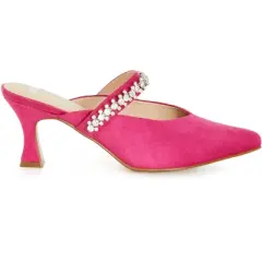 Women's WIDE FIT Paisley Heel - hot pink | AVENUE