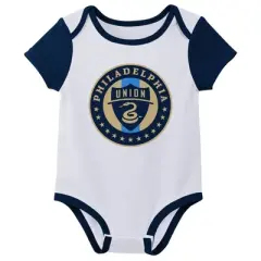 MLS Philadelphia Union FC Infant 3pk Bodysuit