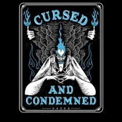 Men's Hercules Hades Cursed & Condemned Trading Card T-Shirt