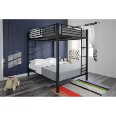 Full Over Full Celine Metal Bunk Bed - Room & Joy