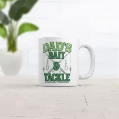 Crazy Dog Dads Bait and Tackle Mug Funny Sarcastic Fathers Day Graphic Novelty Coffee Cup-11oz