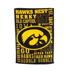 Evergreen NCAA Universty of Iowa Garden Suede Flag 12.5 x 18 Inches Indoor Outdoor Decor