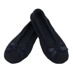 CTM Women's Terry Ballerina Slipper House Shoe