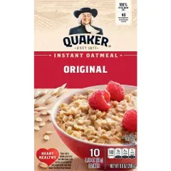 Quaker Instant Oatmeal Original - 10ct/9.8oz