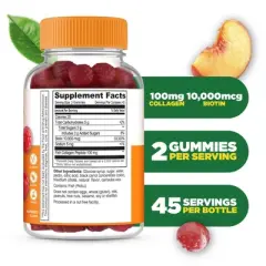 Lifeable - Collagen & Biotin - Adult - 90 Gummies