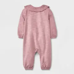 Grayson Collective Baby Girls' Gauze Romper - Pink