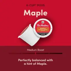Tim Hortons Maple Flavored Medium Roast Keurig K-Cup Coffee Pods - 12ct