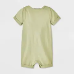 Baby Halloween So Franken Cute Short-Sleeve Romper - Cat & Jack&trade; Green